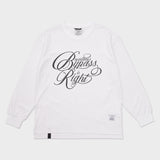 Bypass Oversized Long Sleeves T-Shirts Black / White