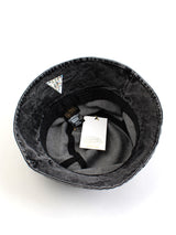 Washing Black Denim Bucket Hat (6602097492086)