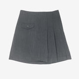 Rover half pleated mini skirt (6567200194678)