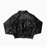 リアポケットレザージャケット / Lia pocket leather jacket