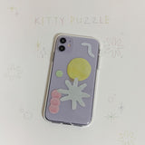 kitty puzzle jelly hard phone case (6657279164534)