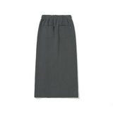 Pigment Heavy Long Skirt [CHARCOAL] (6618877886582)