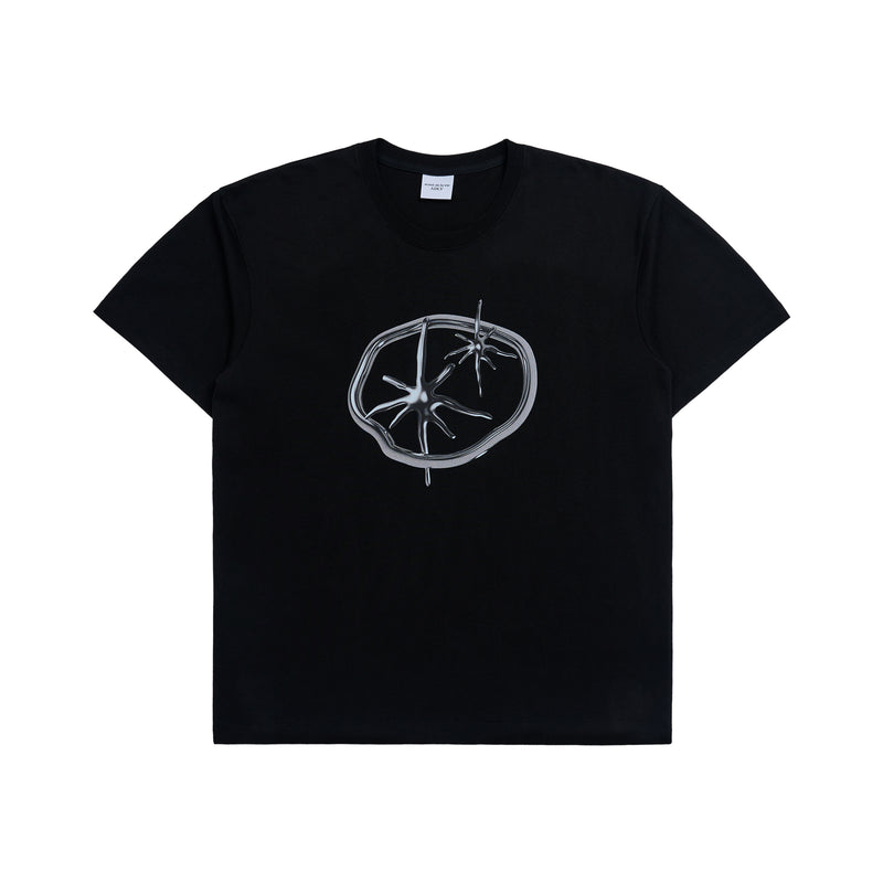 【C DIEM(カルペディエム)】ロゴショートスリーブTシャツ/BLACK