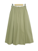 リブドサマーコットンピンタックロングスカート / Ribbed Summer Cotton Pintuck Long Skirt Skirt (5 colors)