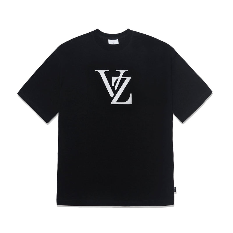 モノグラムホワイトビッグロゴTシャツ/Monogram White Big Logo T-Shirts Black