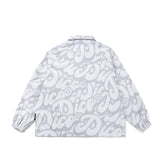 ディココンフィーパターンコーチジャケット / Dico Comfy Pattern Coach Jacket - White