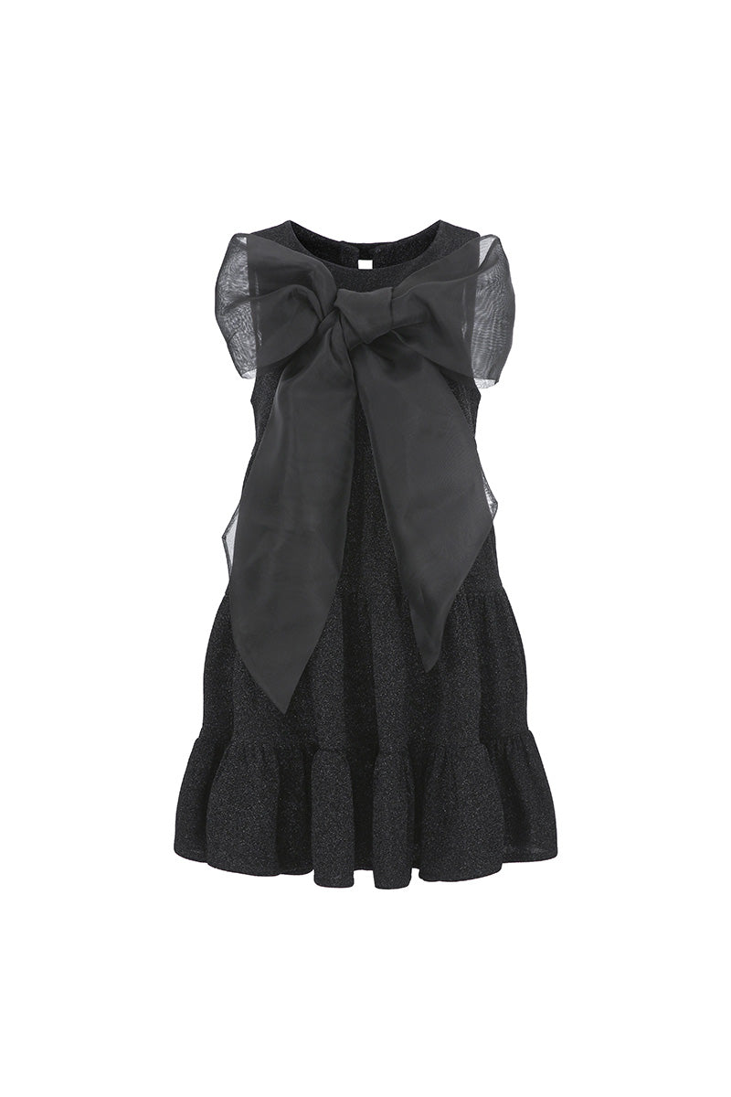 0 4 ribbon doll dress - BLACK (4641553743990)