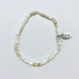 bone bracelet (white)