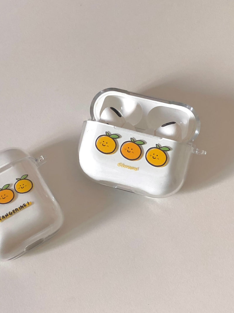タンジェリンエアーポッズケース/Tangerine air pods case