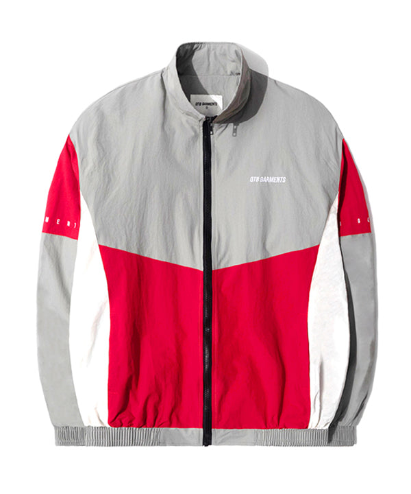 LS オールドトラックジャケット/LS Old Track Jacket (Grey/Red)