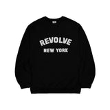 Revolve Applique Sweatshirt Black (6540207620214)