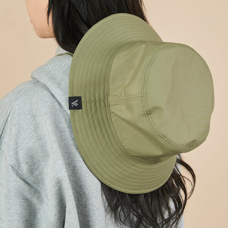 ウォータープルーフバケットハット / Waterproof String Bucket Hat Khaki