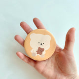 Bear round mini mirror (6695802601590)