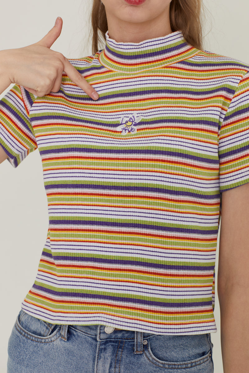 SZハーフネックTシャツ（グリーン）/SZ HALF NECK T-SHIRT (GREEN) (4426735419510)