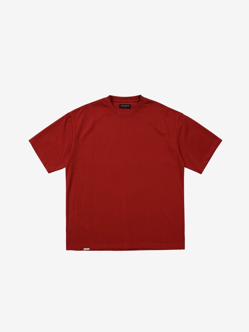クラシックコットンTシャツ / Classic Cotton T-Shirt - Deep Red