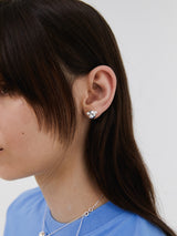 バンピーパールピアス / bumpy pearl earring - silver
