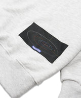 スペースグラフィック_フードスウェットシャツ/ Space_Graphic Hooded Sweatshirt WHITE (6613180448886)