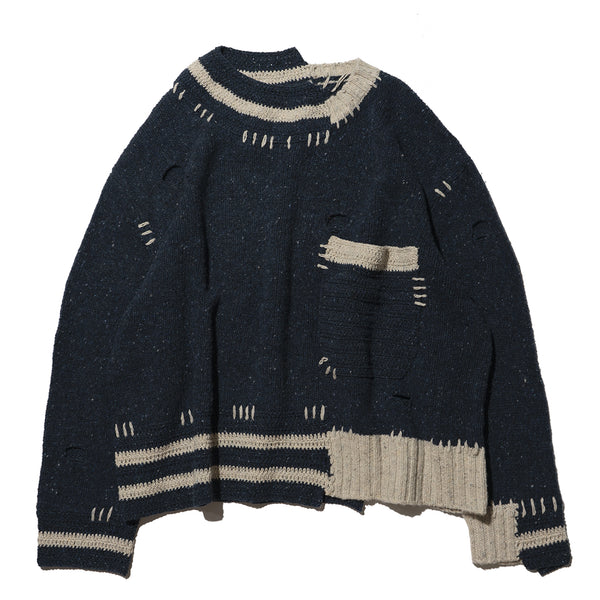 boro knit sweater