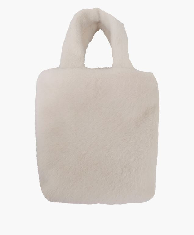 ラボンミンクスクエアクロスボディトートバッグ/Loven mink square cross-body tote bag