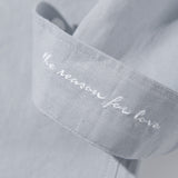 レイラスタンダードステッチリネンシャツ/Layla The reason for love Standard Stitch Linen Shirt S74 Gray