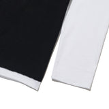レイヤード長袖Tシャツ/22SS LAYERED LONG SLEEVE T-SHIRT BLACK (6697653960822)