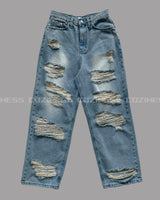 SOオーバーヴィンテージデニムパンツ / SO Over Vintage Denim Pants (Blue)