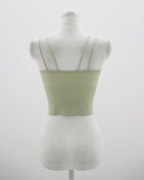 アイスキャップブラトップスリーブレス / Ice Cap Bra Top sleeveless (3color)