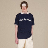 オールドアイビー・クラシックカラーハーフTシャツ/Old Ivy Classic Collar Half T-shirt (3color)