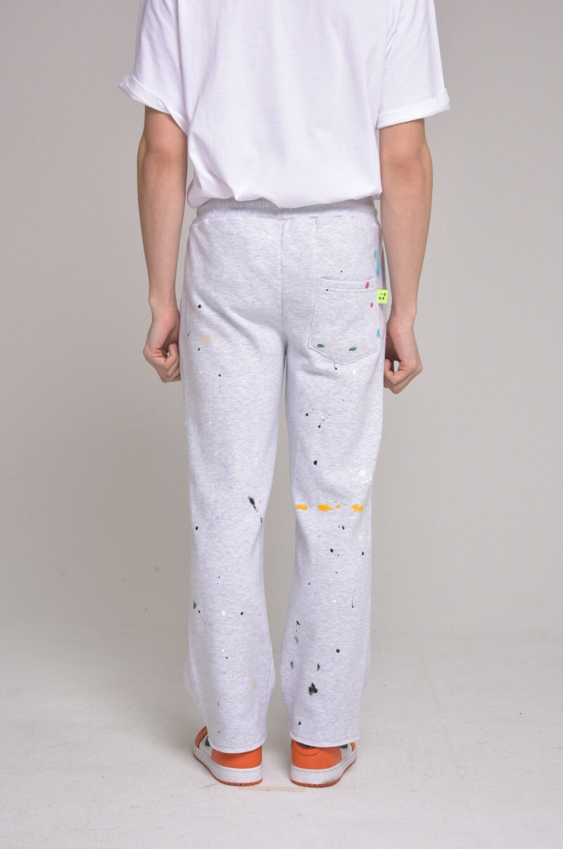 [unisex] pigment paint pants (off white) (6628387717238)