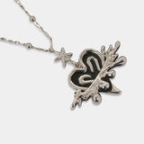 ハートブームネックレス/Heart boom necklace (925 silver)