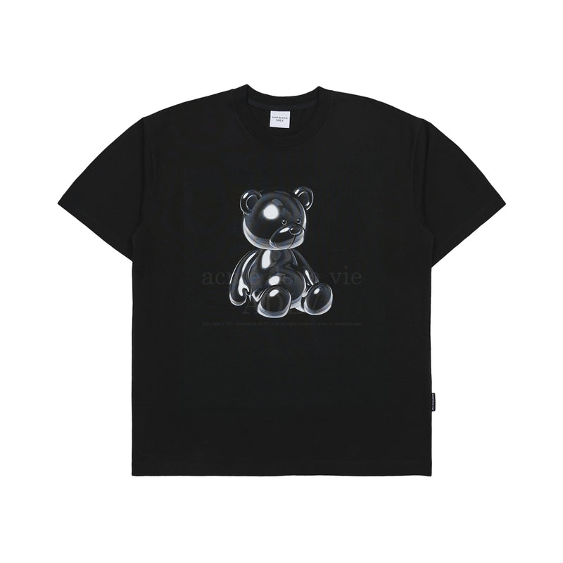 メタルベアショートスリーブTシャツ / METAL BEAR SHORT SLEEVE T-SHIRT BLACK