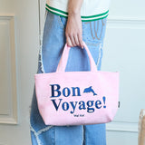 Bon voyage terry small tote bag