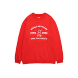 AQO アークグラフィックスウェットシャツ レッド/AQO ARC GRAPHIC SWEATSHIRTS RED (4432799137910)