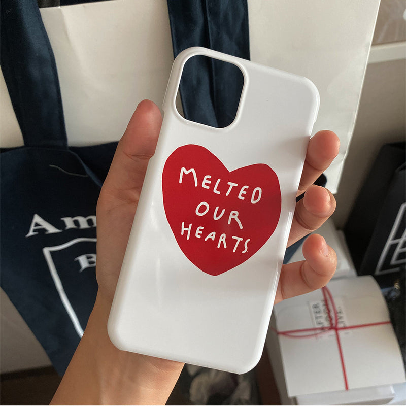 Melted Our Hearts Iphone Case (Aurora Red/White) (6605141606518)