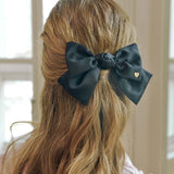 マリリボンヘアピン/mari ribbon hairpin_black
