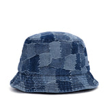 パッチワークデニムバケットハット / BBD Patchwork Denim Bucket Hat (Blue)
