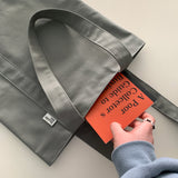 Oxford simple line bag - gray