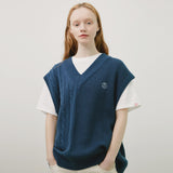 ニットベスト / Mix Knit Vest (4547528654966)