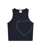 Chuck LSB Heart Logo Sleeveless T-Shirt, Navy