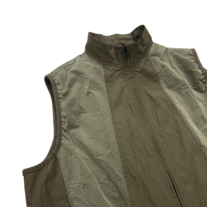 TCM 3 スリットベスト / TCM 3 slit vest (khaki brown)