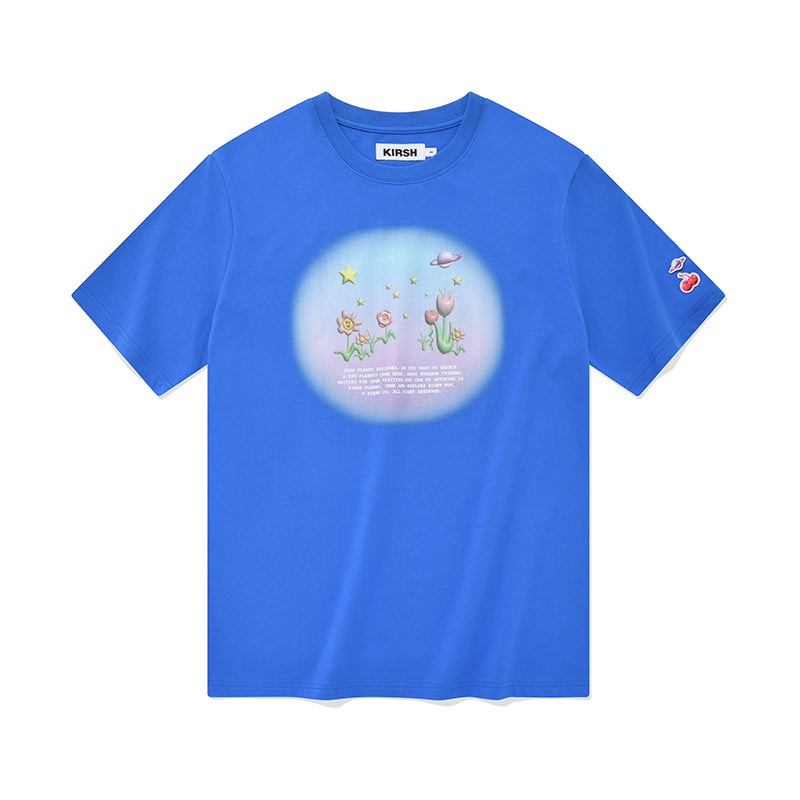 チェリープラネットポイントTシャツ／CHERRY PLANT POINT T-SHIRT [BLUE]