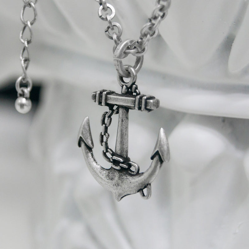 アンカー O チェーン ネックレス / [BLESSEDBULLET]anchor o chain necklace