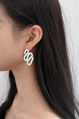 no.5ピアスシルバー / no.5 earring silver