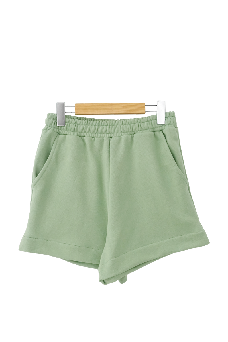 メレンゲベンダブルスプリングスウェットショーツ / Meringue Bendable Spring Sweat Shorts (6 colors)