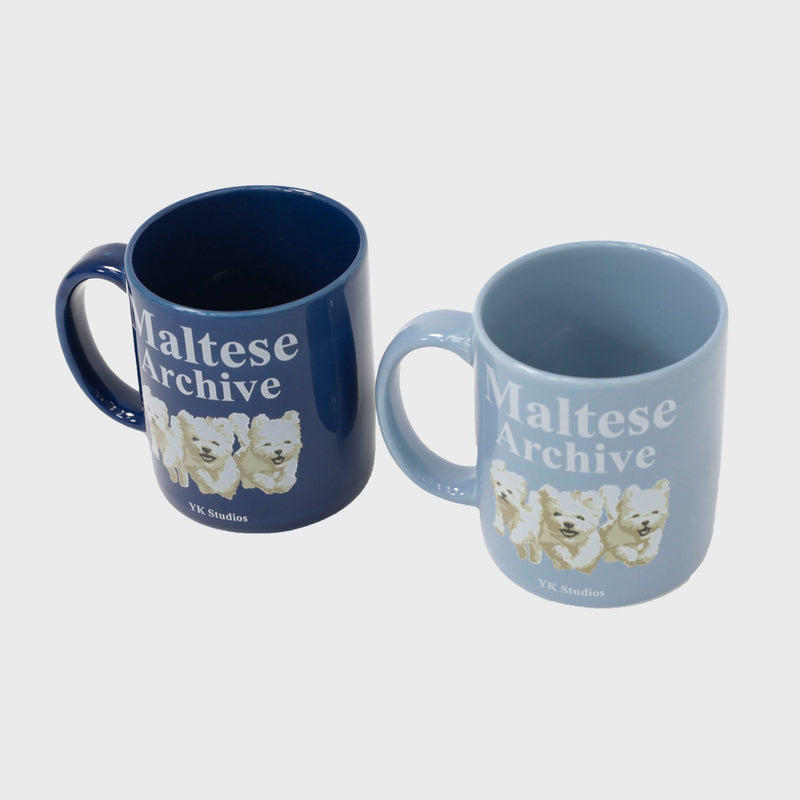 マルチーズアーカイブマグカップ / Maltese archive mug cup
