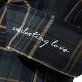 レイラクラシーチェックシャツ / Layla everlasting love Herringbone classy green check shirt S41 (6550286237814)