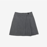 アンバランスラップミニスカート/Puti unbalance wrap mini skirt
