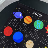 2023スペースカンバスカレンダー/2023 space canvas calendar (2size)