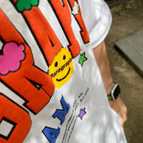 パラグラフハッピーTシャツ / paragraph Smile Happy T-shirt 3color (6562909454454)