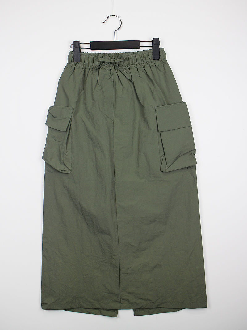 カーゴ バンディング ロングスカート / Cargo Banding Long Skirt (4color)